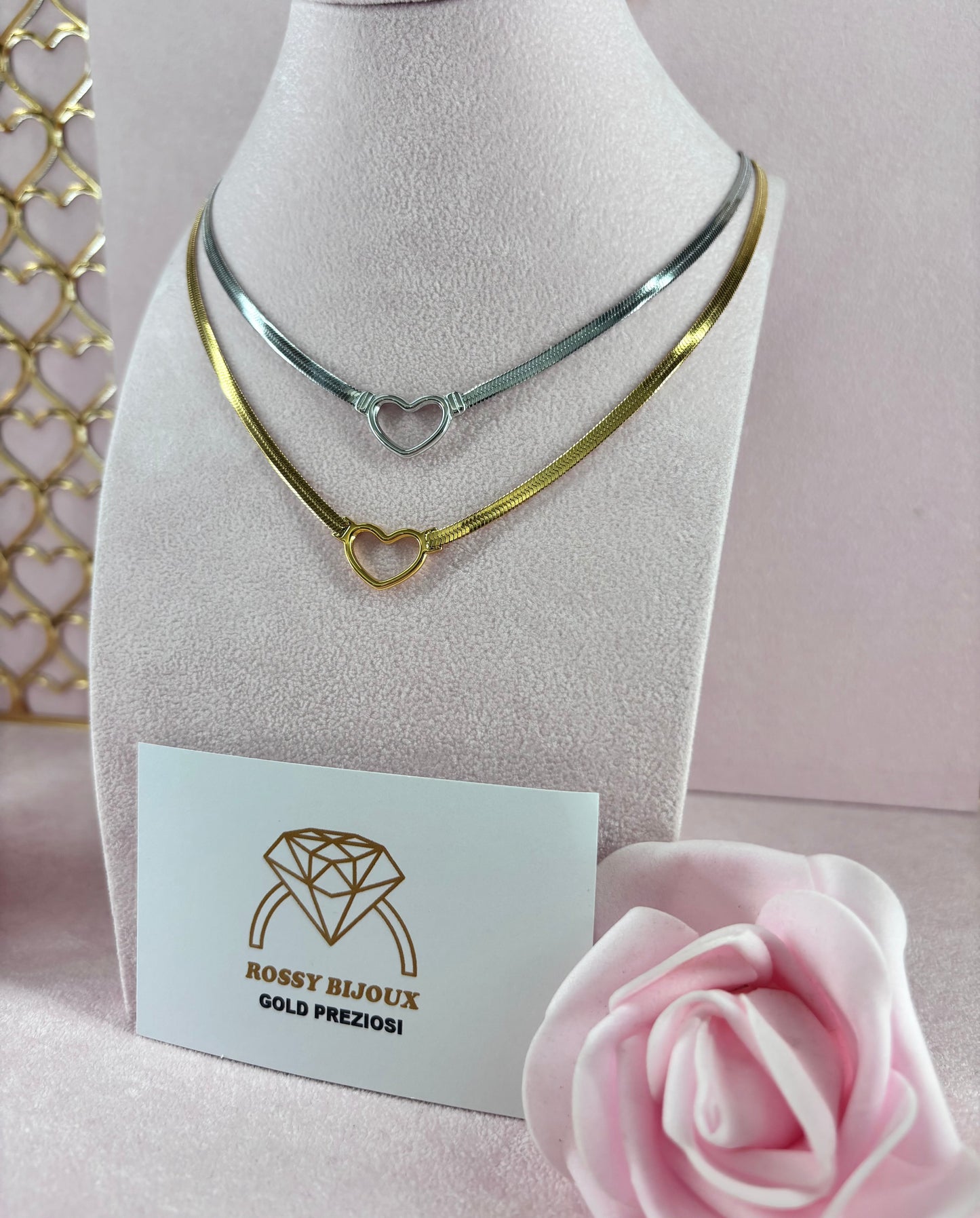 Collana Snake Heart