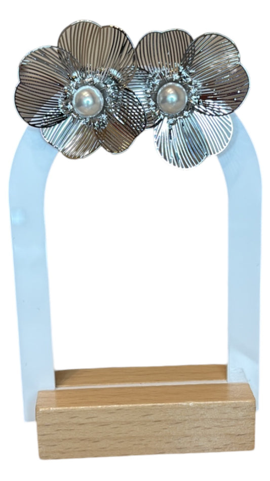 Orecchini Fiore Perla