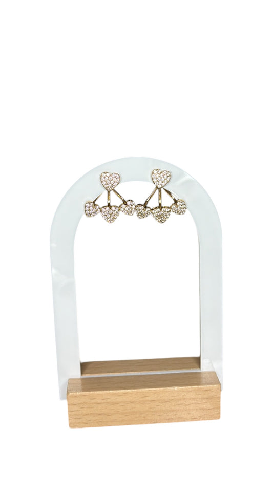 Orecchini Double Heart