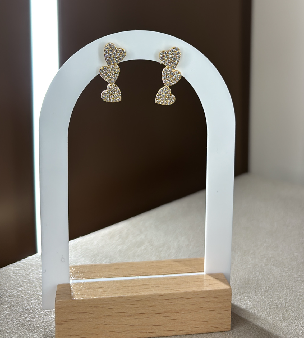 Orecchini Heart Pendenti