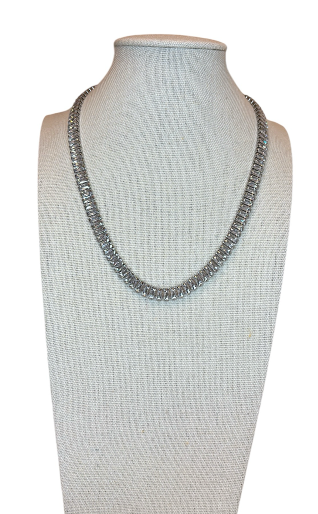 Collana Tennis Baghuette