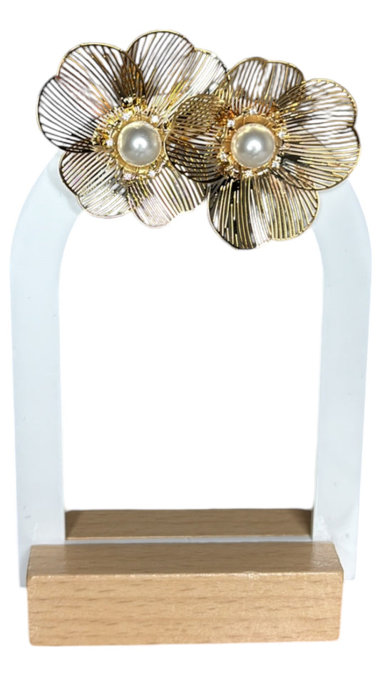 Orecchini Fiore Perla