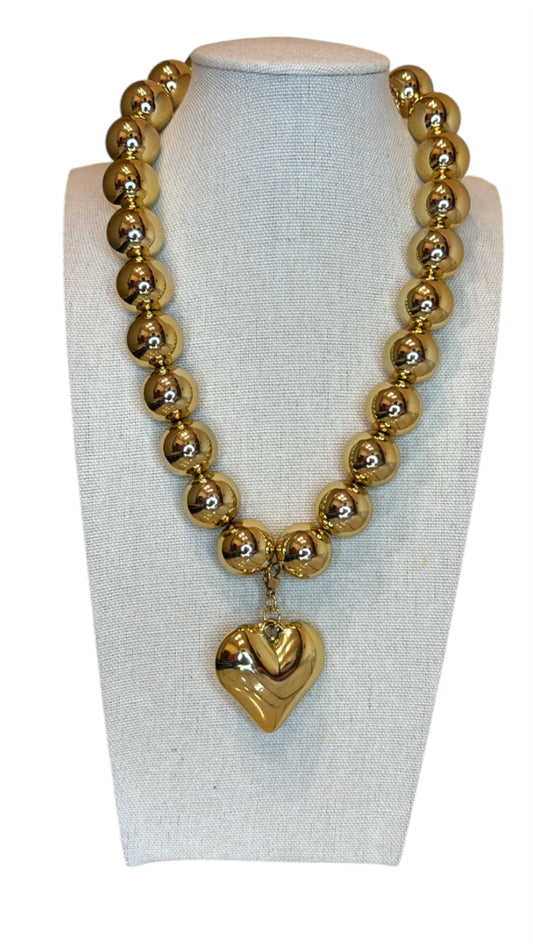 Collana Heart Perle