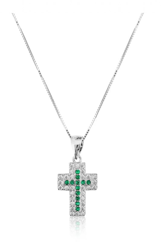 Collana PavèCross Necklace